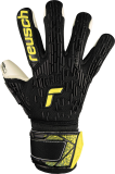 Reusch Attrakt Freegel Gold Finger Support Junior 5472130 7752 black yellow front